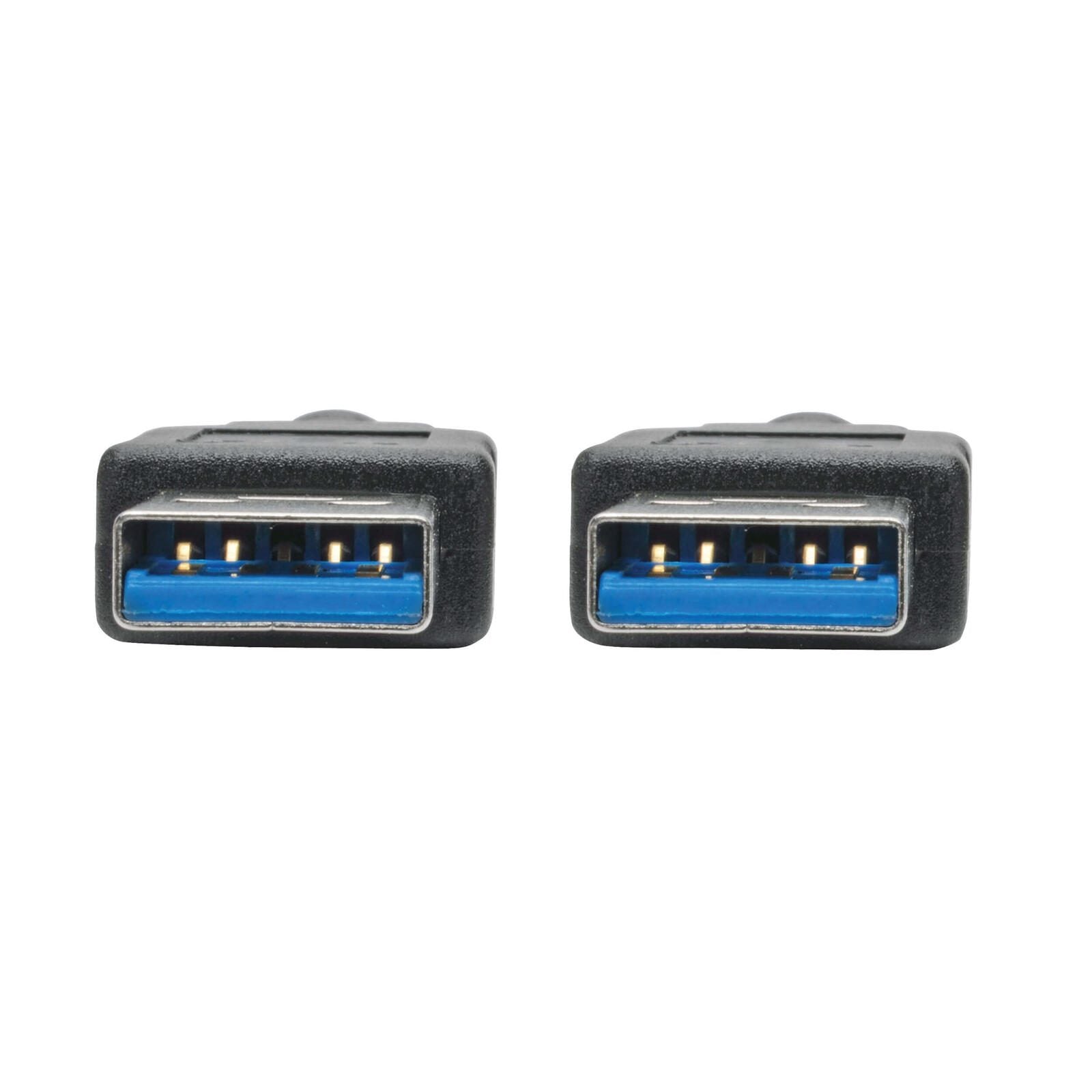 Eaton Tripp Lite Series USB 3.0 SuperSpeed A/A Kabel (Stecker/Stecker), Schwarz, 3 ft. (0.91 m)