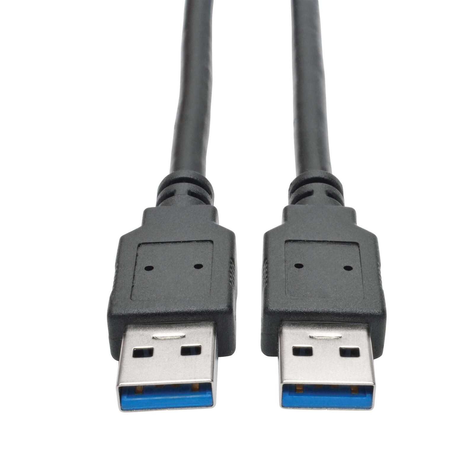 Eaton Tripp Lite Series USB 3.0 SuperSpeed A/A Kabel (Stecker/Stecker), Schwarz, 6 ft. (1.83 m)