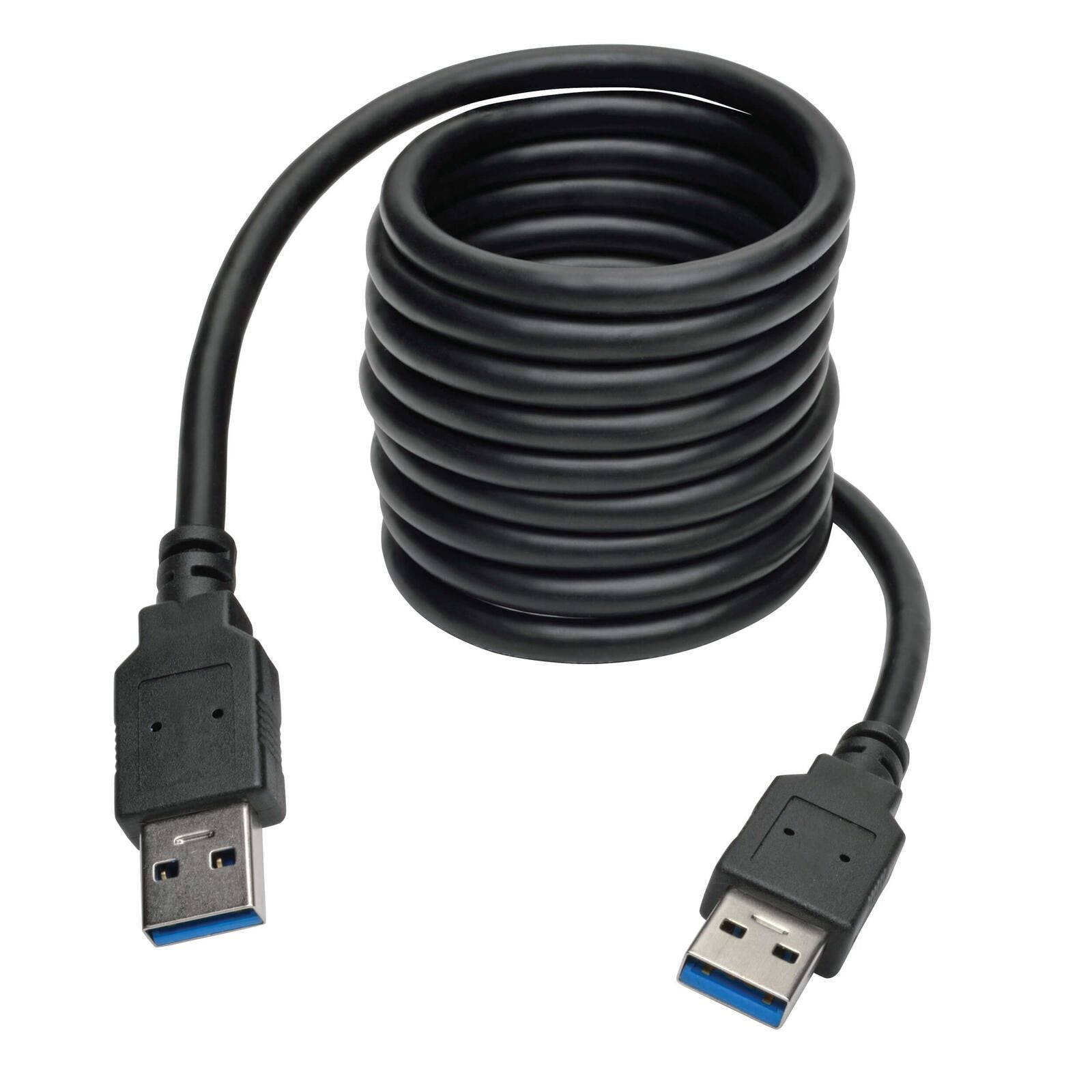 Eaton Tripp Lite Series USB 3.0 SuperSpeed A/A Kabel (Stecker/Stecker), Schwarz, 6 ft. (1.83 m)