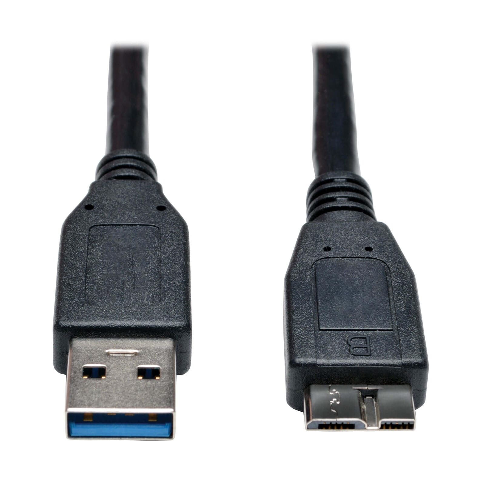 Eaton Tripp Lite Series USB 3.0 SuperSpeed Device Kabel (A zu Micro-B Stecker/Stecker) Schwarz, 3 ft. (0.91 m)