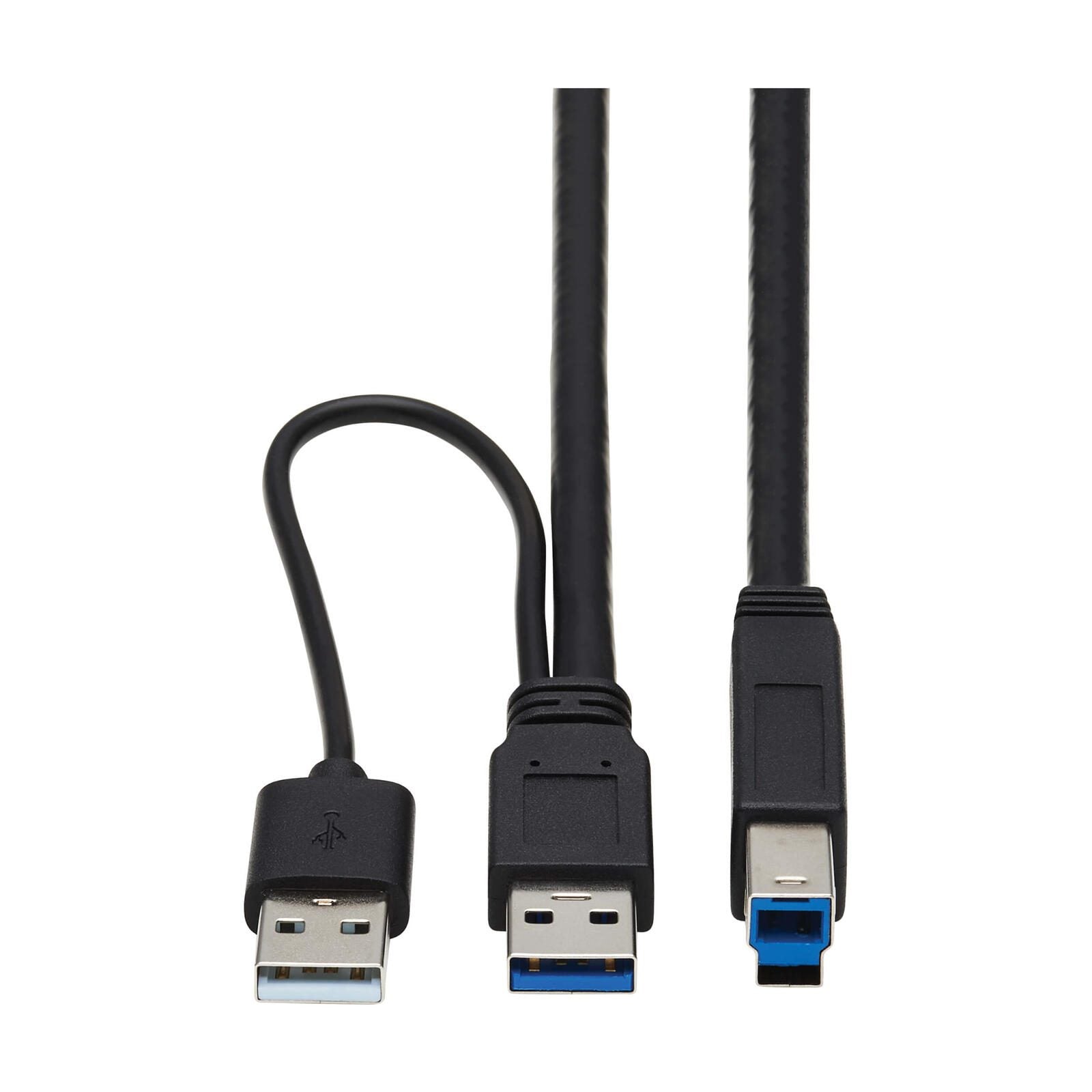 Eaton Tripp Lite Series USB 3.0 SuperSpeed Active Repeater Kabel (A zu B Stecker/Stecker), 25 ft. (7.6 m)