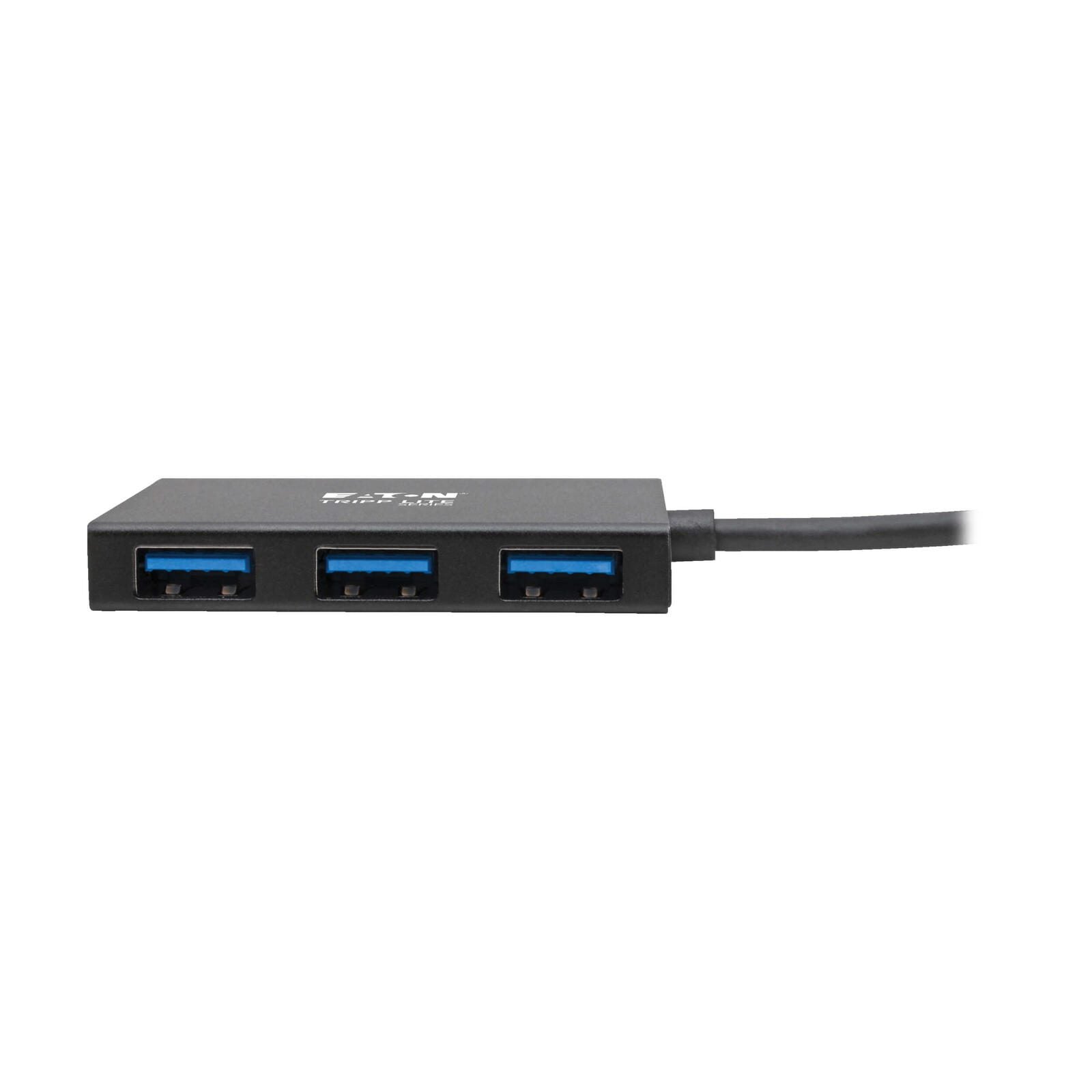 Eaton Tripp Lite Series 4-Port USB 3.0 SuperSpeed Slim Hub, 5 Gbps - 4 xUSB-A , Portable, Aluminum