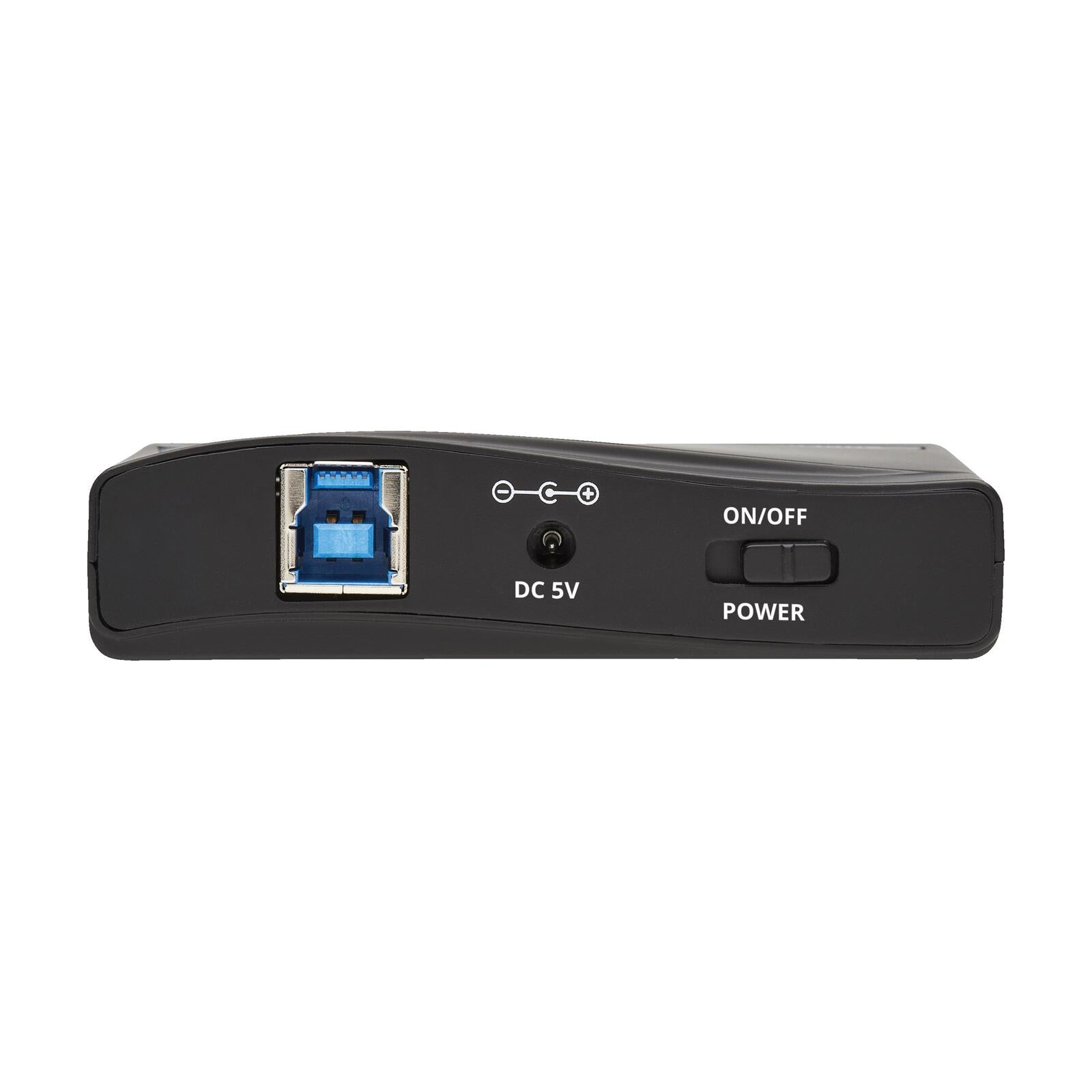 Eaton Tripp Lite Series 4-Port USB-A Mini Hub - USB 3.2 Gen 1, International Plug Adapters