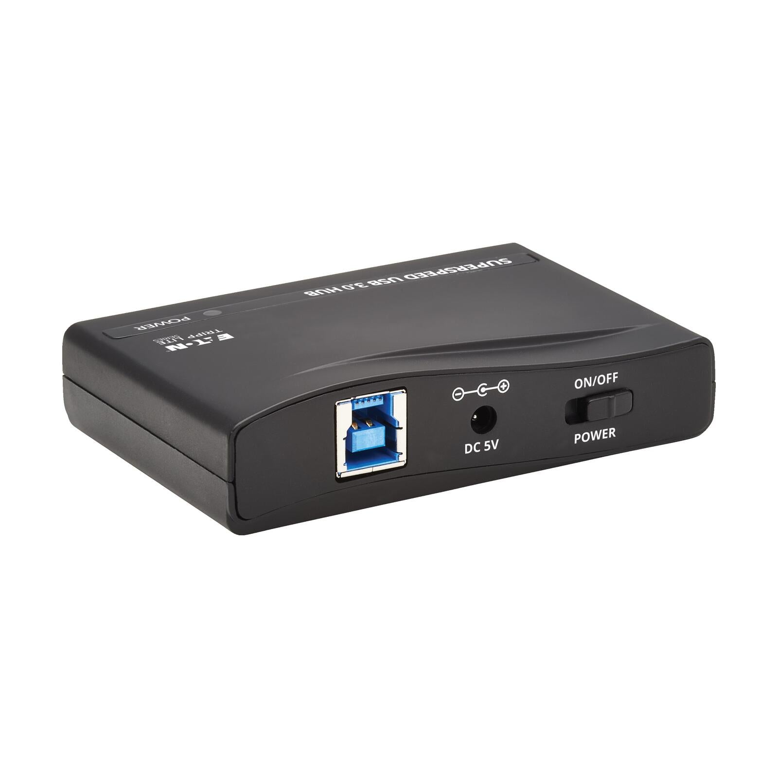Eaton Tripp Lite Series 4-Port USB-A Mini Hub - USB 3.2 Gen 1, International Plug Adapters