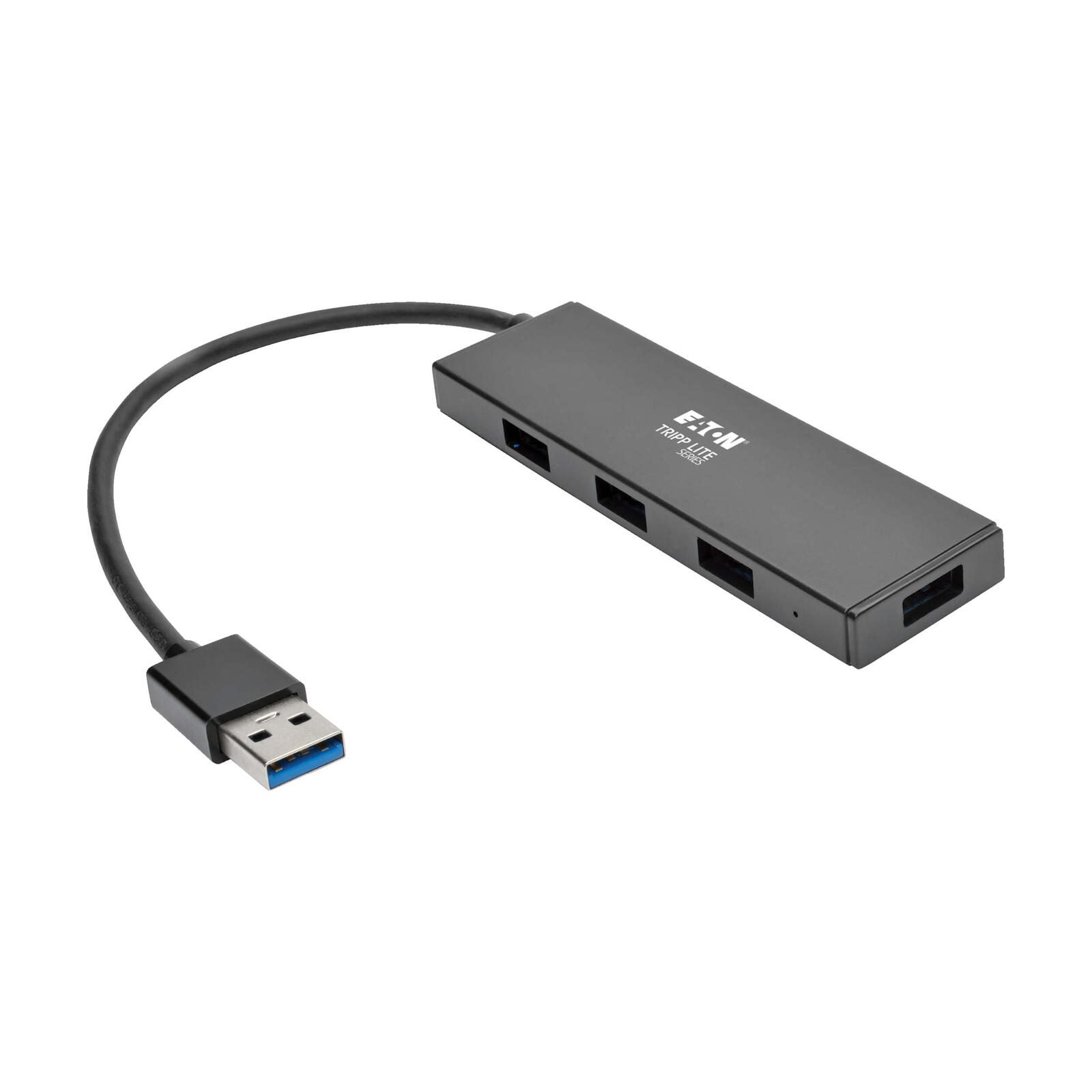Eaton Tripp Lite Series 4-Port Ultra-Slim Portable USB 3.0 SuperSpeed Hub