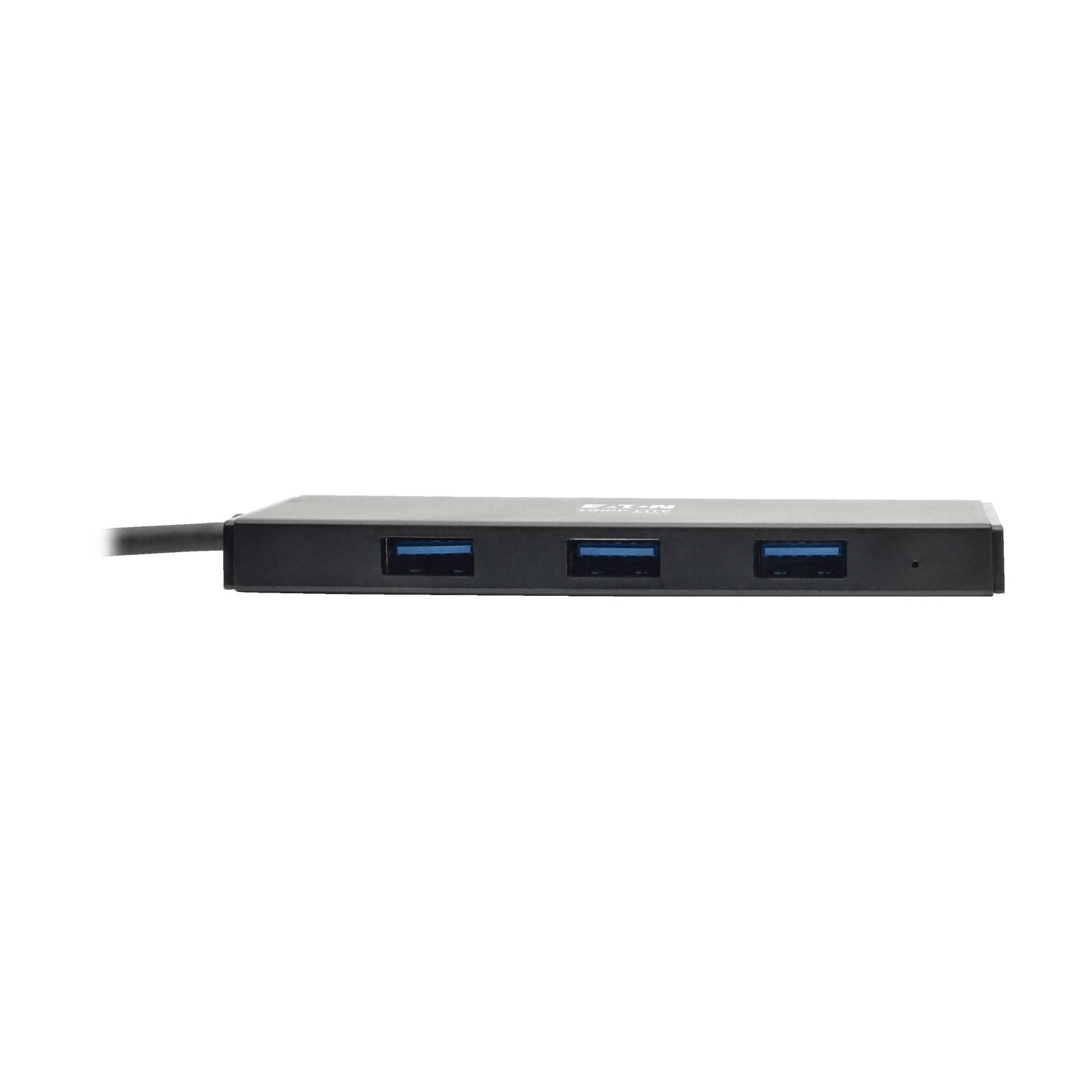 Eaton Tripp Lite Series 4-Port Ultra-Slim Portable USB 3.0 SuperSpeed Hub