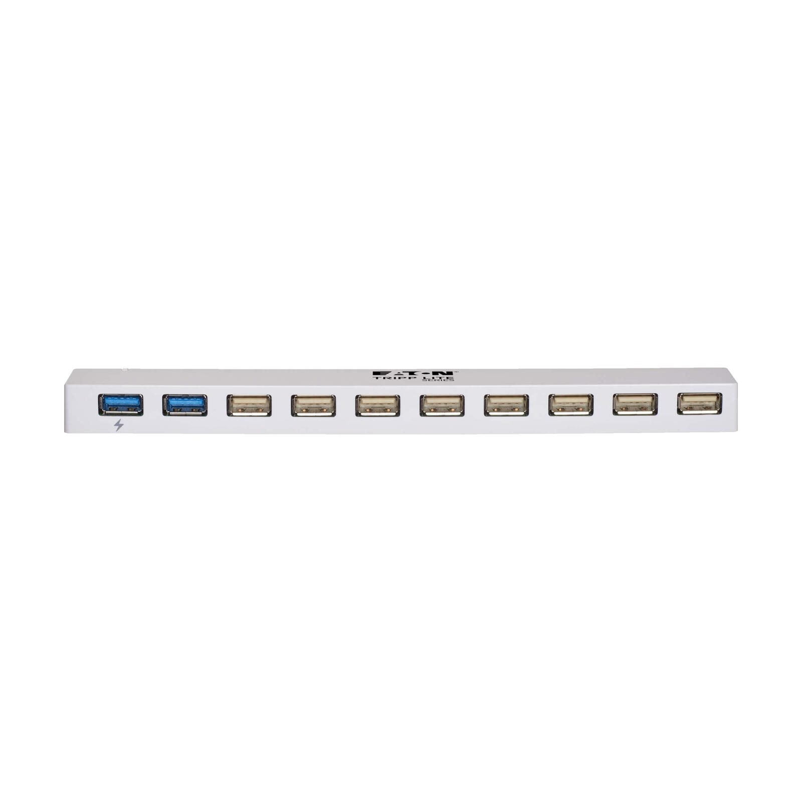 Eaton Tripp Lite Series 10-Port USB 3.0 / USB 2.0 Combo Hub - USB Charging, 2 USB 3.0 & 8 USB 2.0 Ports