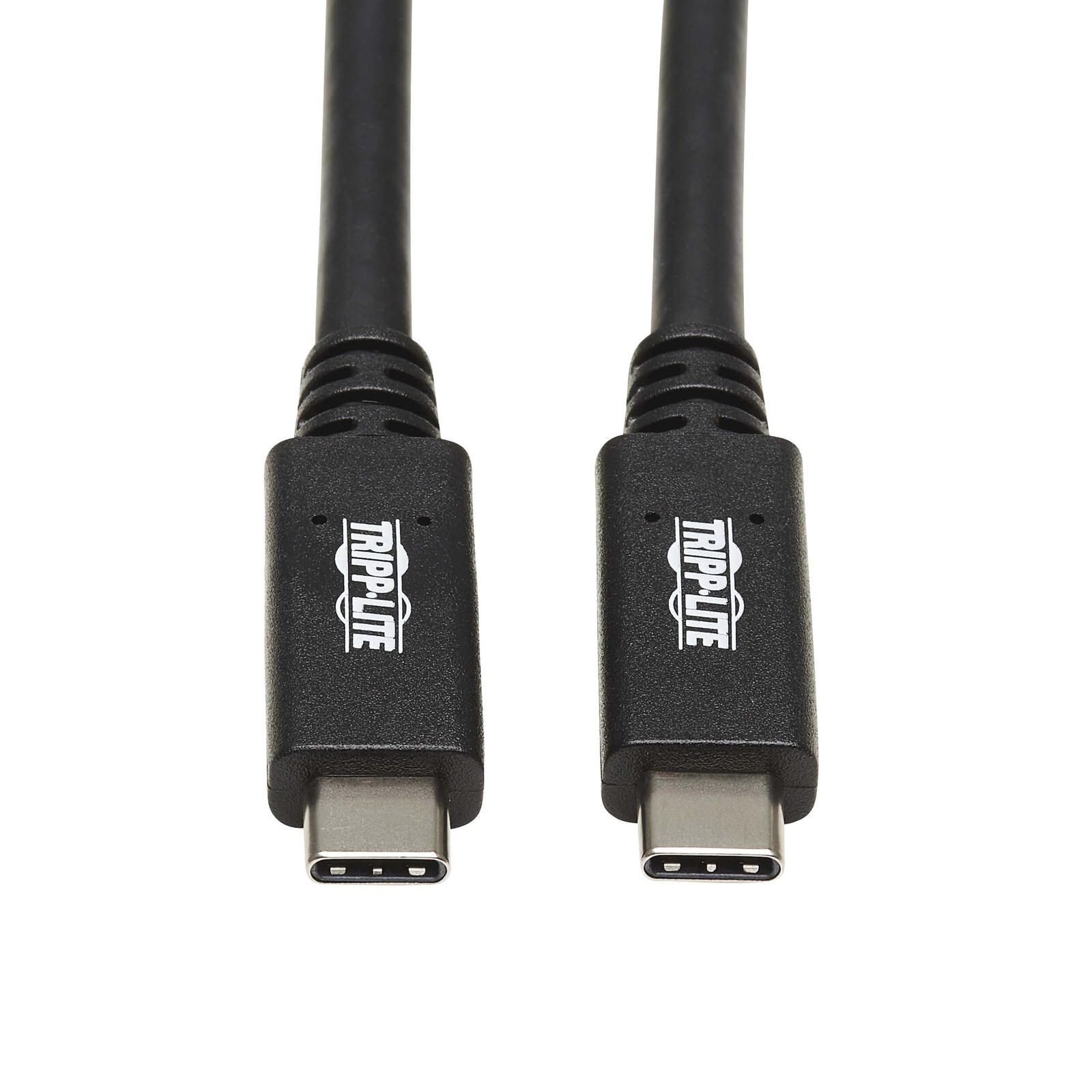 Eaton Tripp Lite Series USB-C Kabel (Stecker/Stecker) - USB 3.1, Gen 2 (10 Gbps), 5A Rating, Thunderbolt 3 Compatible, 2