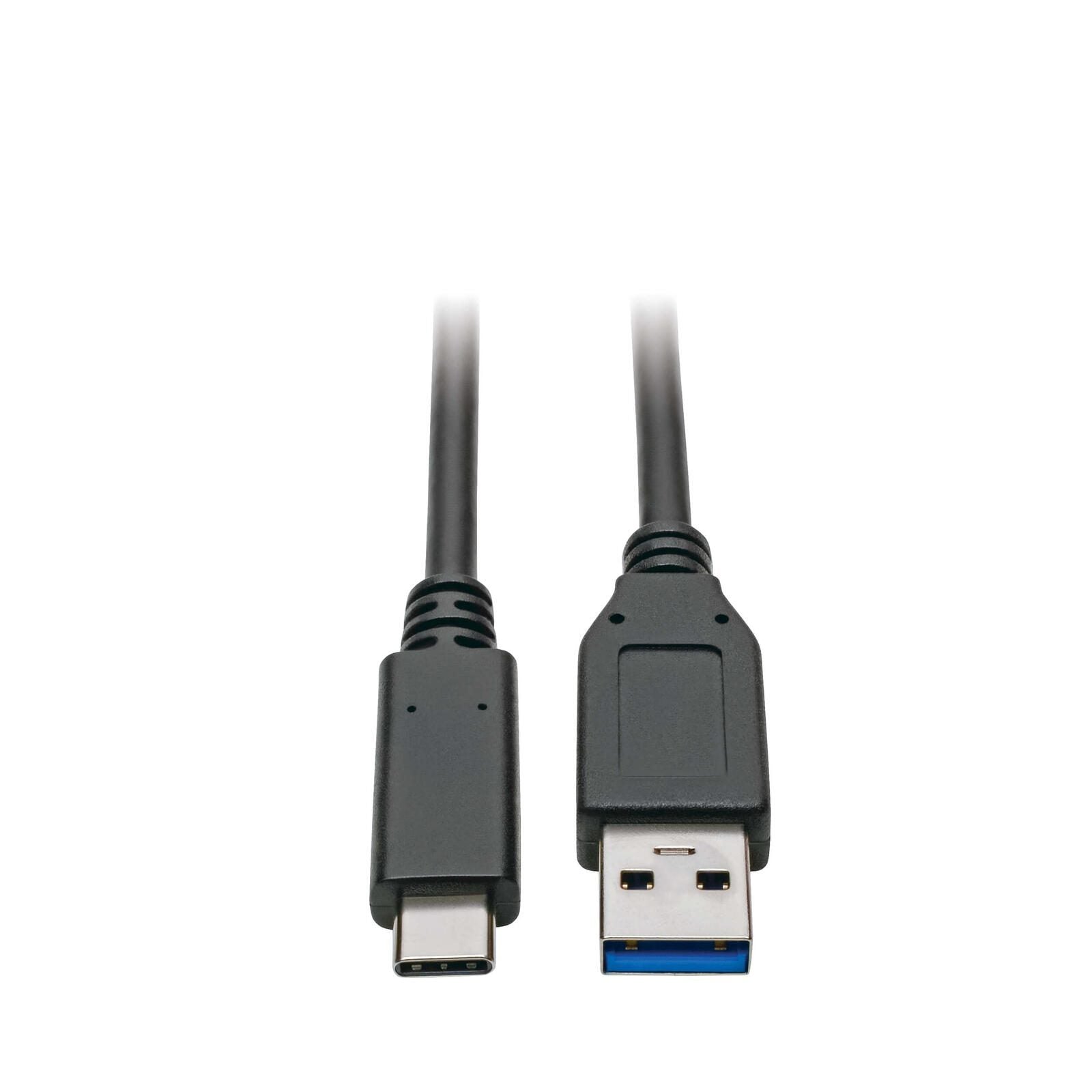 Eaton Tripp Lite Series USB-C zu USB-A Kabel (Stecker/Stecker), USB 3.1 Gen 2 (10 Gbps), USB-IF Certified, Thunderbolt 3