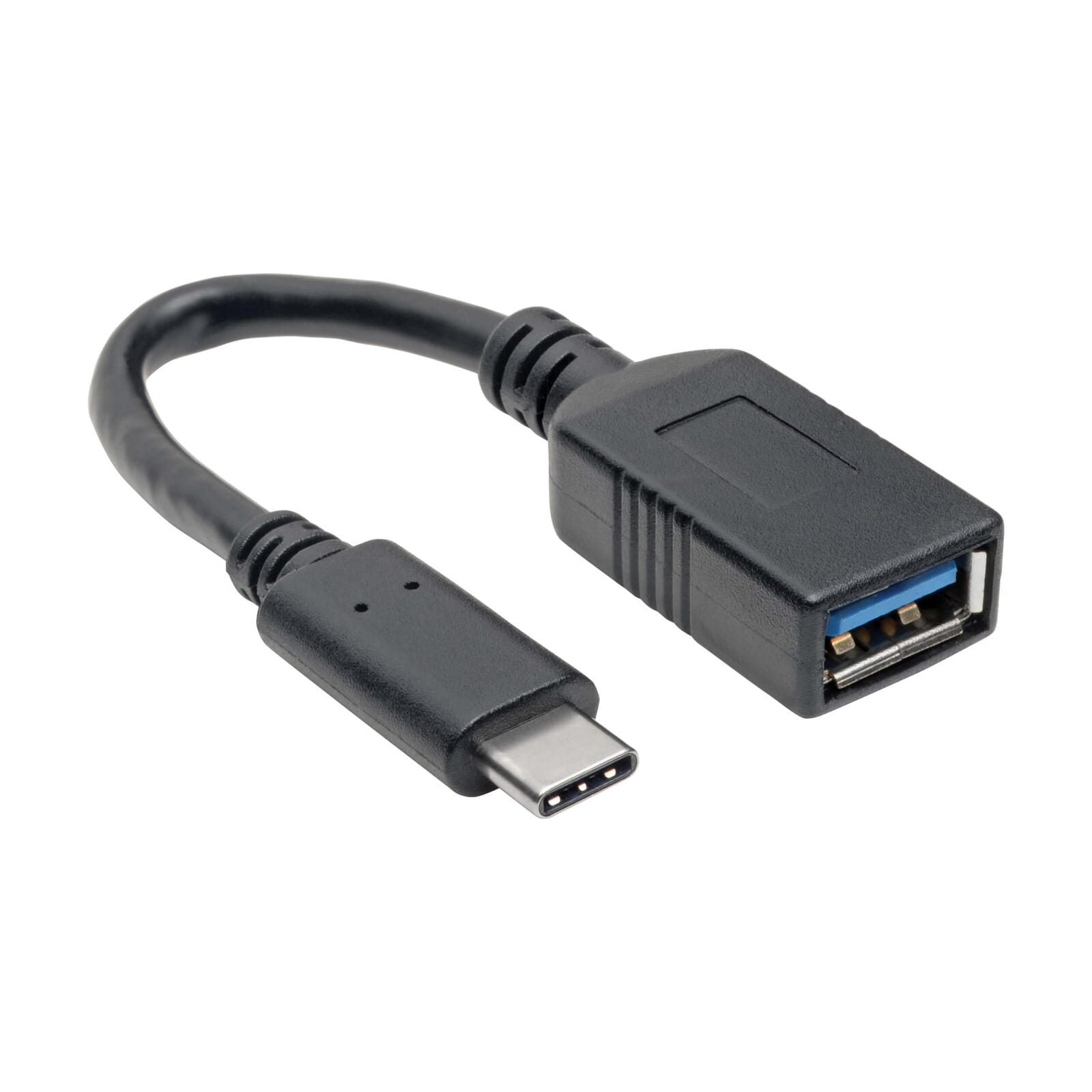 Eaton Tripp Lite Series USB-C zu USB-A Adapter (M/F), USB 3.1 Gen 1 (5 Gbps), USB-IF Certified, Thunderbolt 3 Compatible