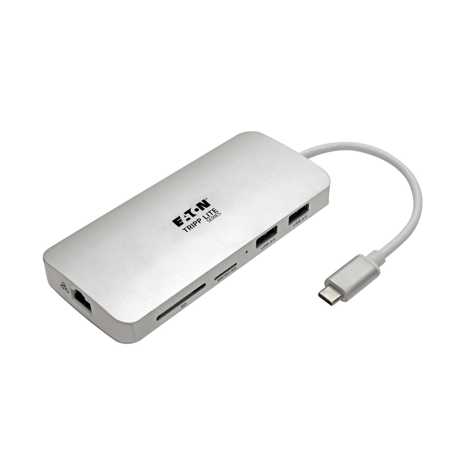 Eaton Tripp Lite Series USB-C Dock - 4K HDMI, USB 3.2 Gen 1, USB-A/C Hub, GbE, Memory Card, 60W PD Charging