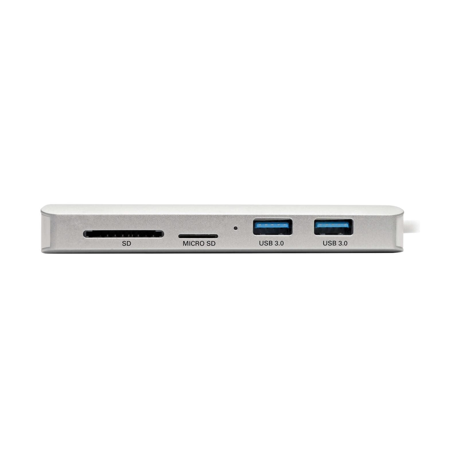 Eaton Tripp Lite Series USB-C Dock - 4K HDMI, USB 3.2 Gen 1, USB-A/C Hub, GbE, Memory Card, 60W PD Charging