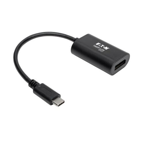 Eaton Tripp Lite Series USB-C zu Displayport 4K 60Hz Adapter, Schwarz