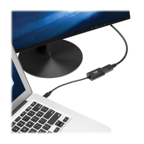 Eaton Tripp Lite Series USB-C zu Displayport 4K 60Hz Adapter, Schwarz