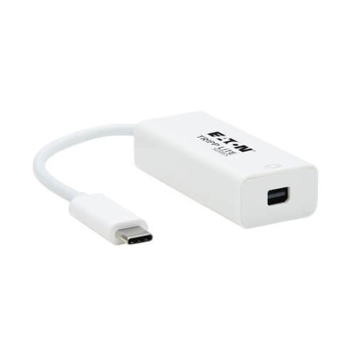 Eaton Tripp Lite Series USB-C zu Mini DisplayPort Active Adapterkabel mit Equalizer (M/F), UHD 8K, HDR, DP 1.4, weiß, (1
