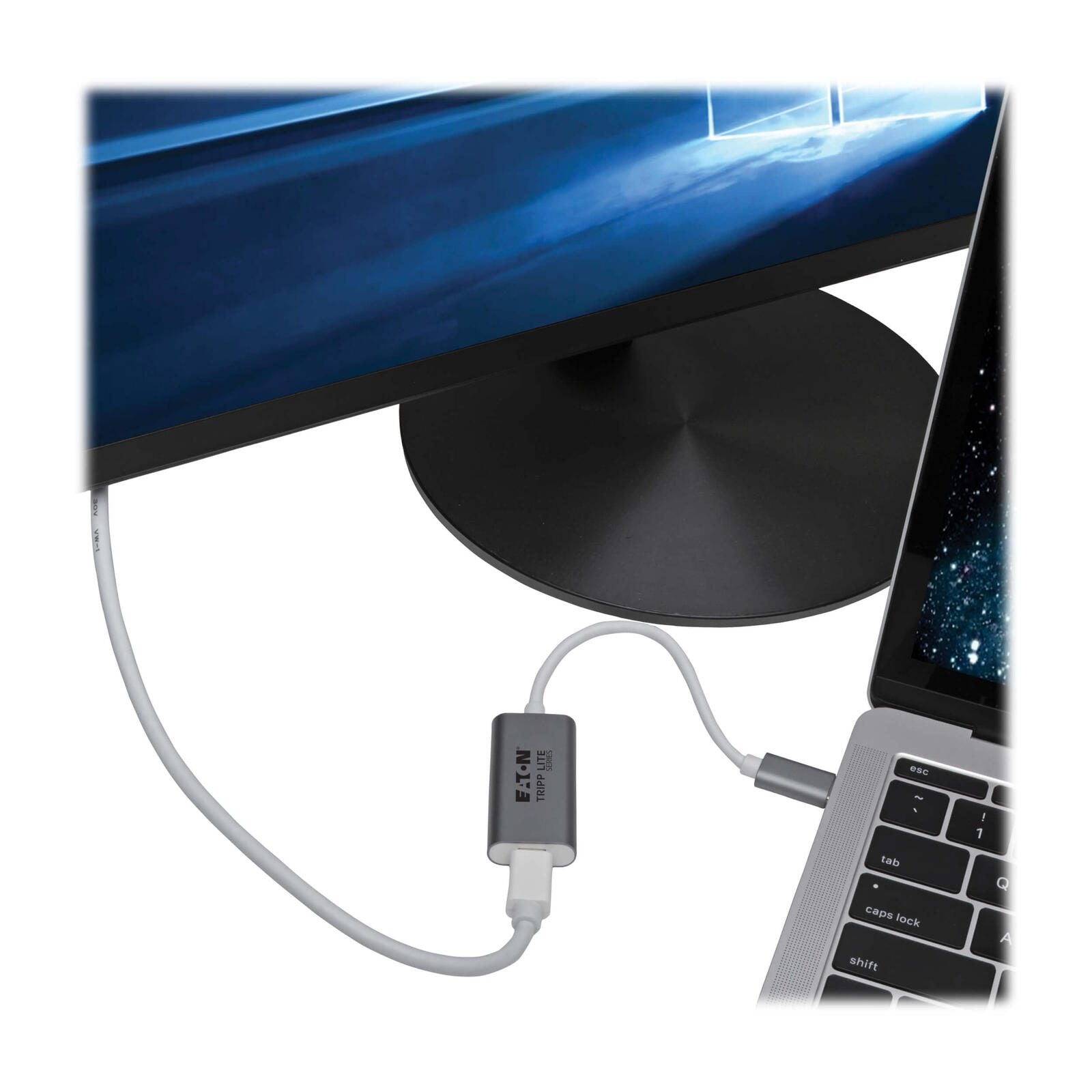 Eaton Tripp Lite Series USB-C zu Mini Displayport 4K 60Hz Adapter mit Alternativmodus - DP 1.2