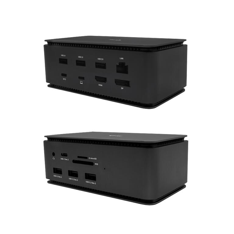 I-TEC USB 4.0 Metal Docking station Dual 4K mit Power Delivery 80W