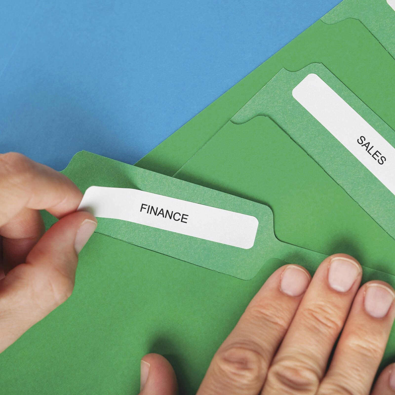 DYMO® Original Etikett für LabelWriter™, Hängeablage - weiss - permanent haftend, 1 x 220 Etiketten