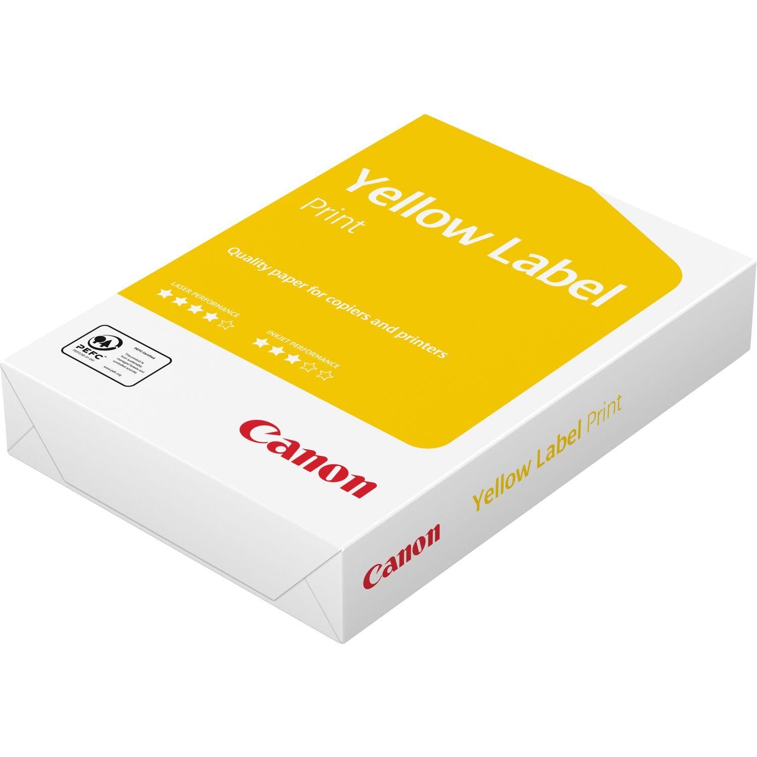 Canon Yellow Label Standard A4-Papier 80 g/m² - 2.500 Blatt Kopierpapier PEFC