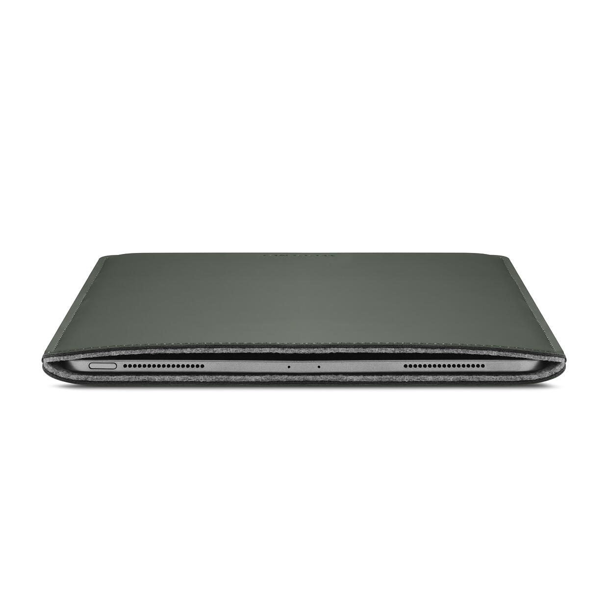 B-WARE Woolnut beschichtete iPad Hülle für iPad Pro 12,9' & iPad Air , grün