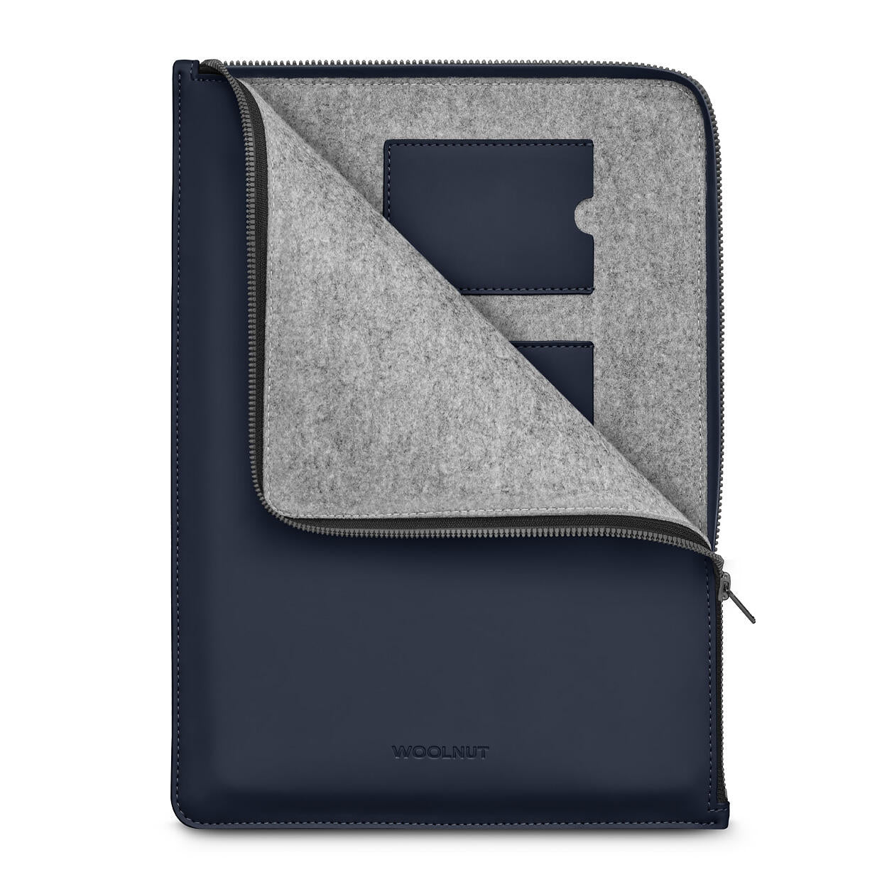 B-WARE Woolnut beschichtetes Folio für MacBook Pro 14', blau