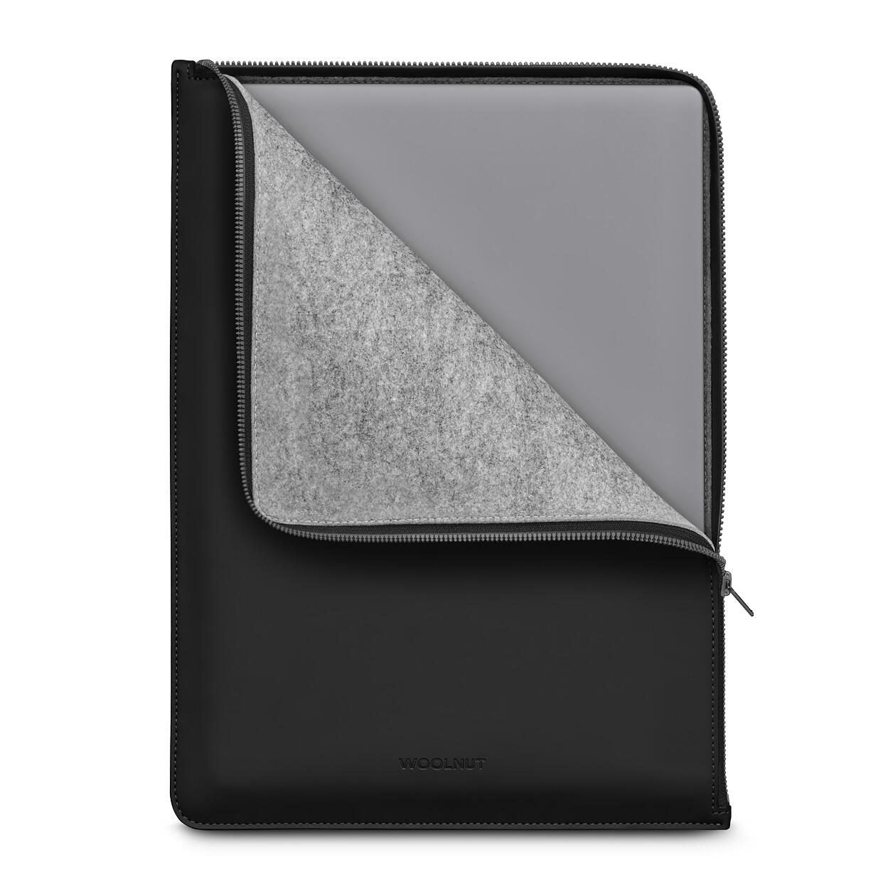 Woolnut beschichtetes Folio für MacBook Pro 16', schwarz