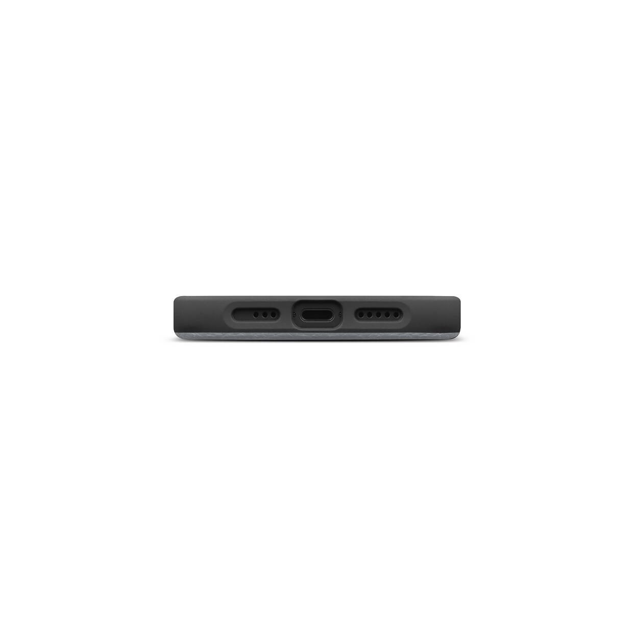 Woolnut Ledercase für iPhone 14, grau