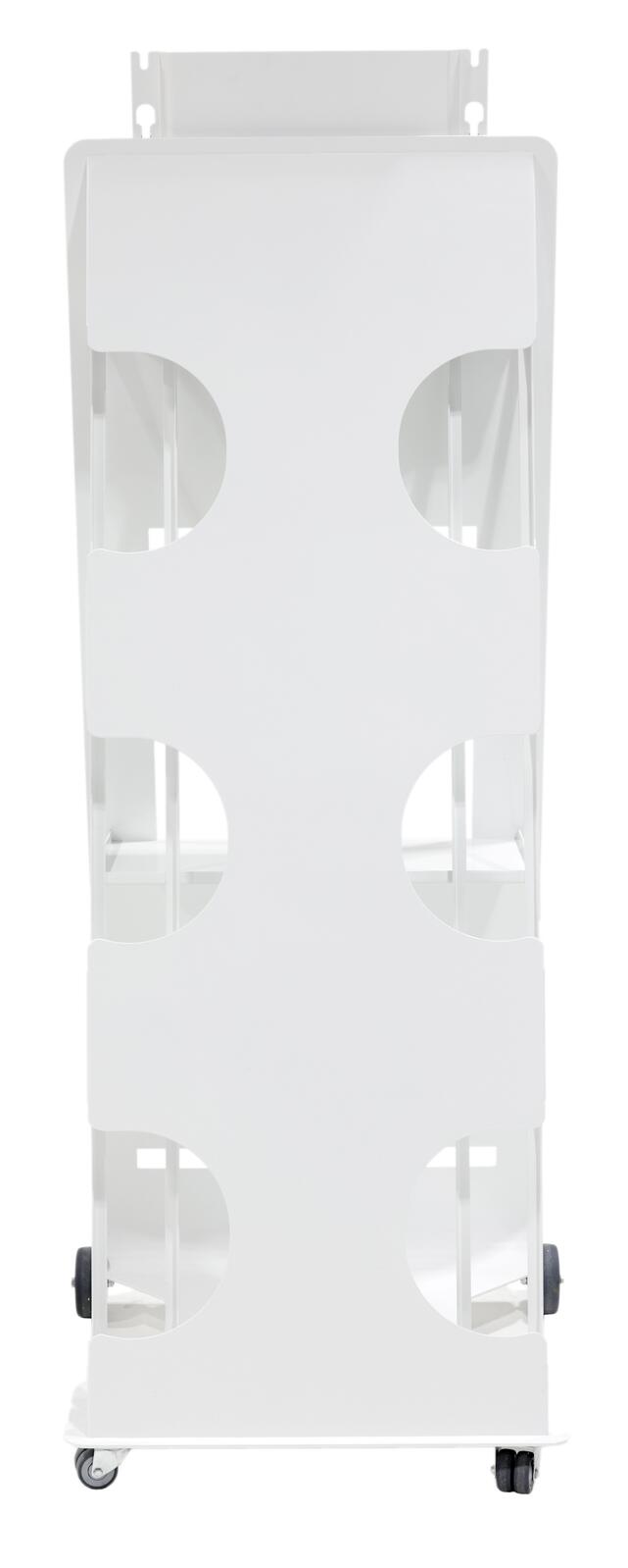 PeTa Meetingpoint für Flip Display rotierbarer Rollwagen