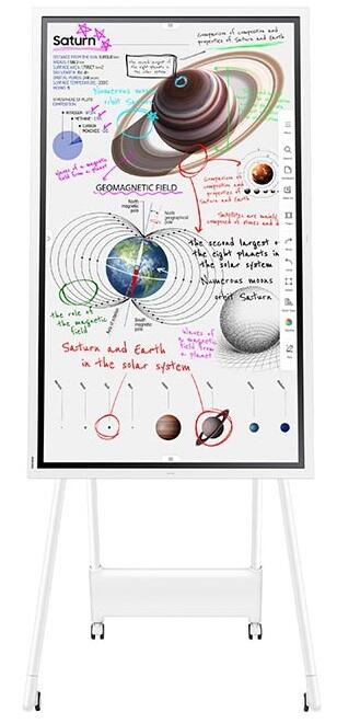Samsung Flip Pro WM55B Flipchart 138,7 cm 55 Zoll inklusive STN-WM55R Standfuß mit Rollen