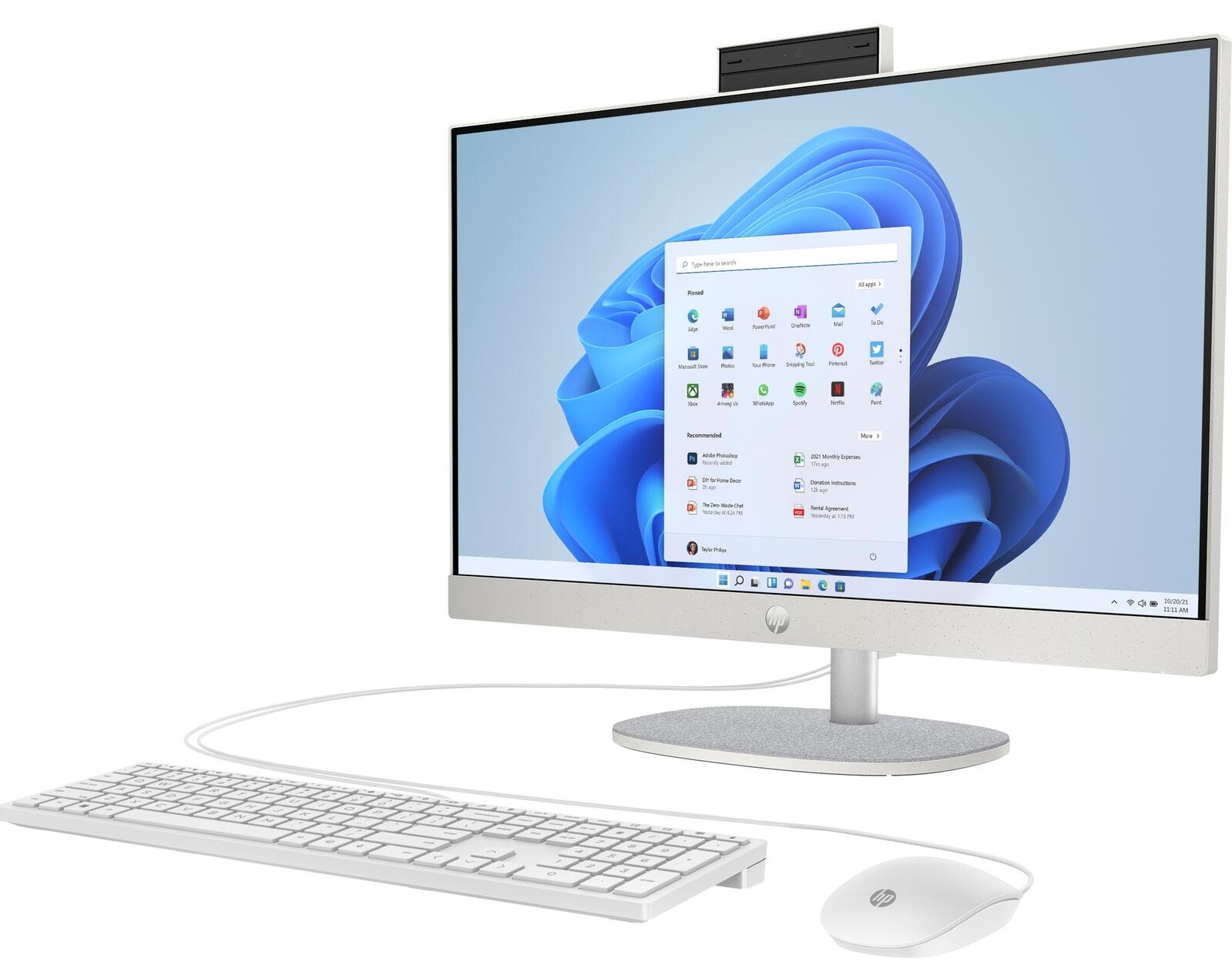 HP 24-cr0005ng AiO-PC 60,5 cm (23,8 Zoll) AMD Ryzen™ 7 7730U