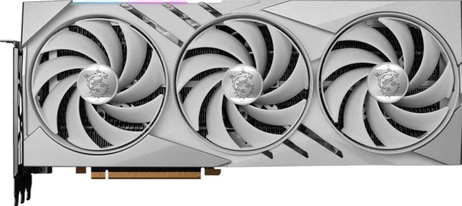 MSI GeForce RTX 4080 SUPER 16G Gaming X Slim White, 16GB GDDR6X, 2x HDMI, 2x DP