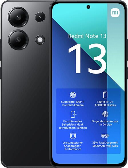 Xiaomi Redmi Note 13 128GB 6RAM 4G EU black