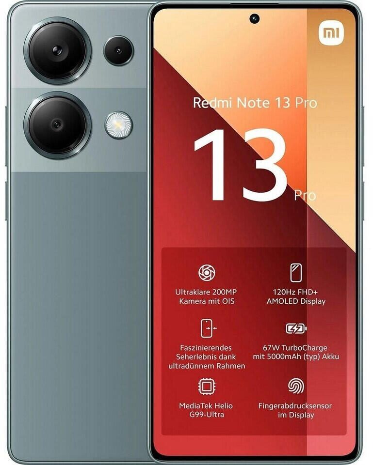 Xiaomi Redmi Note 13 Pro -4G- 512GB/12GB Dual-SIM, grün