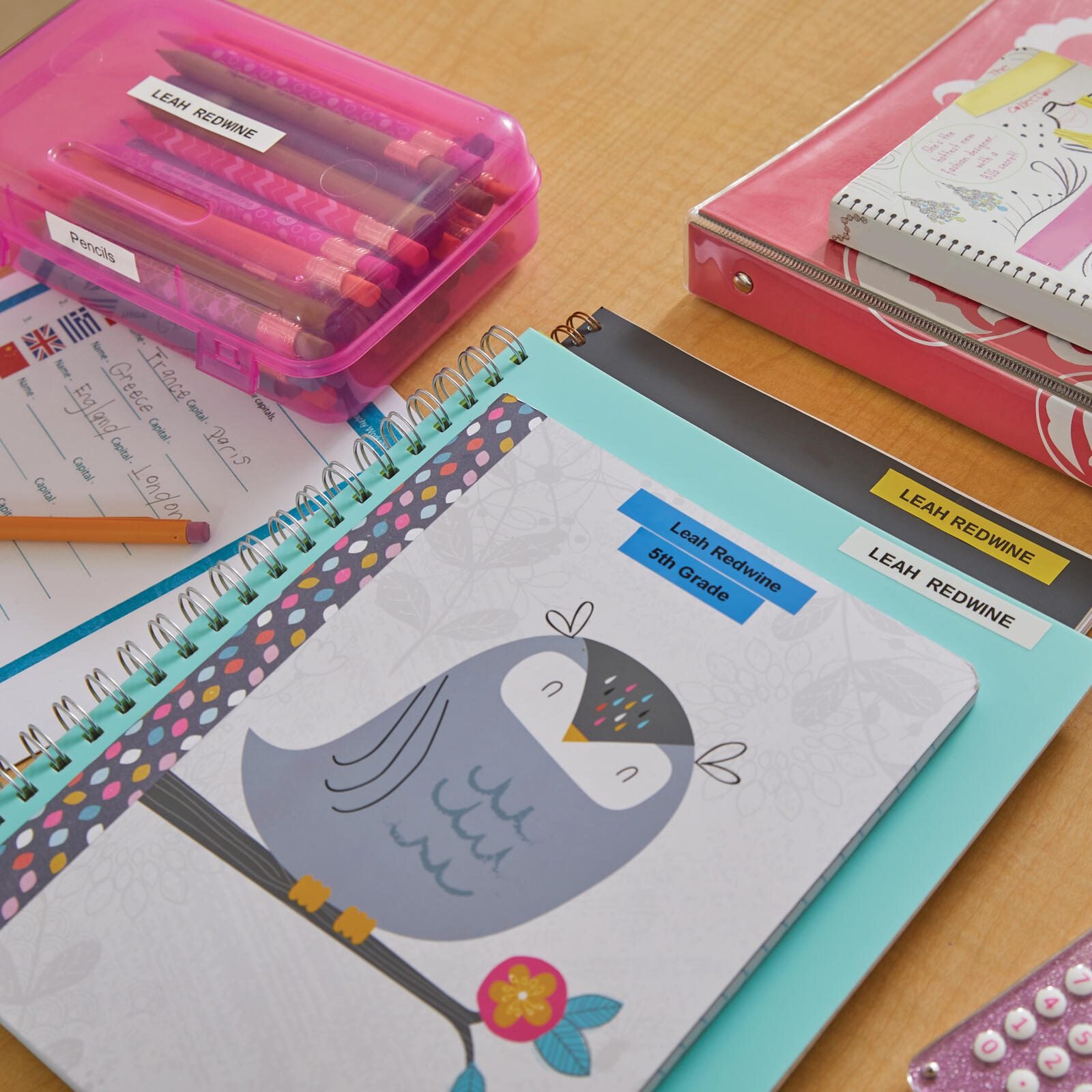 DYMO® Original Schriftbänder für LetraTag, schwarz auf je 1 x Papier weiss, Plastik gelb, Plastik silbermetallic